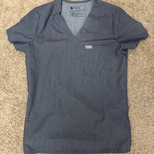 FIGS Grey Scrub Top | 1-Pocket | Size XXS